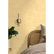 Kép 3/3 - Caselio Beton hatású sárga vinyl tapéta Beton Uni Jaune Aurore 53 cm X 10 m