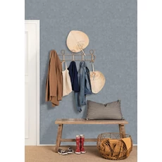 Kép 3/3 - Caselio Beton hatású kékes szürke vinyl tapéta Beton Uni Carbon Clair 53 cm X 10 m