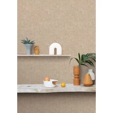 Kép 3/3 - Caselio Beton hatású szürkés barna vinyl tapéta Beton Uni Moka 53 cm X 10 m