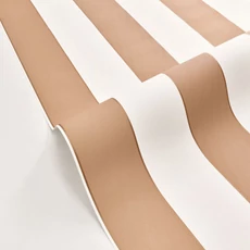 Kép 2/3 - Caselio Elegáns csíkos barna vinyl tapéta Moonlight Golden Lines Cuivre 53 cm X 10 m