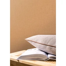 Kép 3/3 - Caselio Lenvászon hatású barna vinyl tapéta Uni Mat Camel 53 cm X 10 m