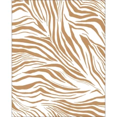 Kép 1/2 - Caselio Zebracsíkos bézs vlies poszter tapéta Zebra Blanc Beige 50 cm X 3 m