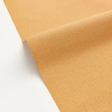 Kép 2/3 - Caselio Szövethetású sárga vinyl tapéta Uni Mat Curry 53 cm X 10 m