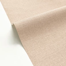 Kép 2/3 - Caselio Szövethetású barna vinyl tapéta Uni Mat Biscuit 53 cm X 10 m