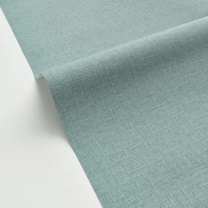 Kép 2/3 - Caselio Szövethetású mentazöld vinyl tapéta Uni Mat Menthe 53 cm X 10 m