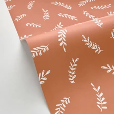 Kép 2/3 - Caselio Kalász mintás barna vlies tapéta Iris Caramel 53 cm X 10 m