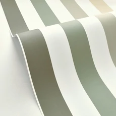 Kép 2/3 - Caselio Csíkos zöld vlies tapéta Se Cacher Kaki 53 cm X 10 m