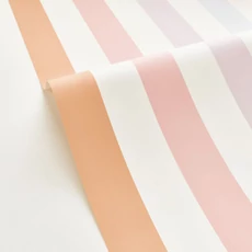 Kép 2/3 - Caselio Csíkos rózsaszín vinyl tapéta Stay Positive Rose Jaune 53 cm X 10 m