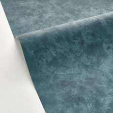 Kép 2/3 - Caselio Elegáns texturált sötétkék vinyl tapéta Patine Uni Bleu Mineral Fonce 53 cm X 10 m