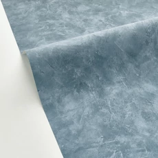 Kép 2/3 - Caselio Elegáns texturált kék vinyl tapéta Patine Uni Bleu Mineral Moyen 53 cm X 10 m