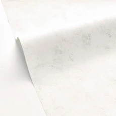 Kép 2/3 - Caselio Elegáns texturált fehér vinyl tapéta arany fénnyel Patine Uni Blanc Or 53 cm X 10 m