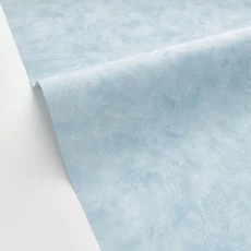 Kép 2/3 - Caselio Elegáns texturált halványkék vinyl tapéta Patine Uni Bleu Gris Clair 53 cm X 10 m