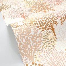 Kép 2/3 - Caselio Fa mintás rózsaszín vlies tapéta Alice Rose 53 cm X 10 m