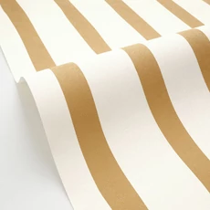 Kép 2/3 - Caselio Csíkos sárga vlies tapéta Barito Curry 53 cm X 10 m