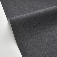 Kép 2/3 - Caselio Lenvászon hatású antracitszürke vinyl tapéta Uni Mat Gris Anthracite 53 cm X 10 m
