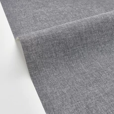 Kép 2/3 - Caselio Lenvászon hatású sötétszürke vinyl tapéta Uni Mat Gris Cendre 53 cm X 10 m