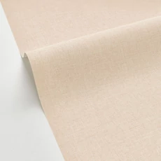 Kép 2/3 - Caselio Lenvászon hatású bézs vinyl tapéta Uni Mat Beige 53 cm X 10 m