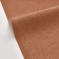 Kép 2/3 - Caselio Lenvászon hatású karamell vinyl tapéta Uni Mat Caramel 53 cm X 10 m