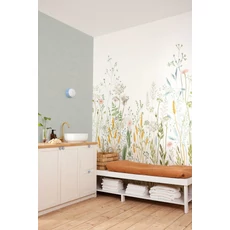 Kép 3/3 - Caselio Szövethetású szürkés zöld vinyl tapéta Uni Mat Celadon 53 cm X 10 m