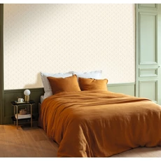 Kép 3/3 - Caselio Art deco glamúr fehér-arany vinyl tapéta Effervescence Blanc Irise 53 cm X 10 m