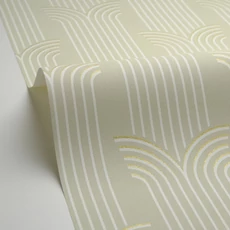 Kép 2/3 - Caselio Art deco zöld-arany vinyl tapéta Glamour Vert Amande Dore 53 cm X 10 m