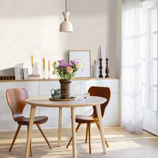 Kép 3/3 - Caselio Modern geometrikus bézs vinyl tapéta Circle Gris Souris 53 cm X 10 m