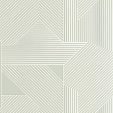Kép 1/3 - Caselio Modern geometriai mintás halványzöld vinyl tapéta Movement Vert D'Eau Blanc 53 cm X 10 m