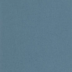 Kép 1/3 - Caselio Lenvászon hatású kék vinyl tapéta Uni Mat Bleu Ouragan 53 cm X 10 m
