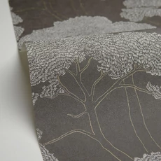 Kép 2/3 - Caselio Fa mintás fekete-fehér-arany vinyl tapéta La Ciotat Noir Blanc Or 53 cm X 10 m