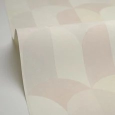 Kép 2/3 - Caselio Geometriai mintás modern bézs vinyl tapéta konyhába Bandol Beige 53 cm X 10 m