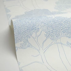 Kép 2/3 - Caselio Fa mintás kék-fehér vinyl tapéta La Ciotat Blanc Bleu Azur 53 cm X 10 m