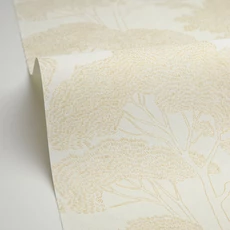 Kép 2/3 - Caselio Fa mintás fehér-arany vinyl tapéta La Ciotat Blanc Or 53 cm X 10 m