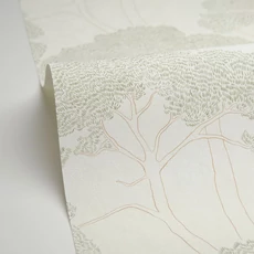 Kép 2/3 - Caselio Fa mintás fehér-zöld vinyl tapéta La Ciotat Blanc Vert Kaki 53 cm X 10 m