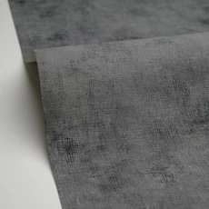 Kép 2/3 - Caselio Szövethatású fekete vinyl tapéta Telas Uni Noir 53 cm X 10 m