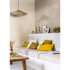 Kép 3/3 - Caselio Szizál hatású szürkés barna vinyl tapéta Sisal Taupe Clair 53 cm X 10 m