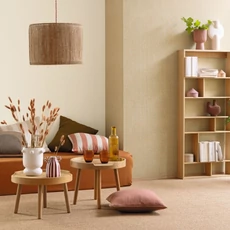 Kép 3/3 - Caselio Raffia hatású modern krém színű vinyl tapéta Raphia Creme 53 cm X 10 m