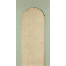 Kép 1/2 - Caselio Nád hatású zöld vlies poszter tapéta Canework Arch Vert 159 cm X 3,1 m