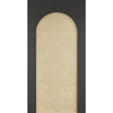 Kép 1/2 - Caselio Nád hatású fekete vlies poszter tapéta Canework Arch Noir 159 cm X 3,1 m