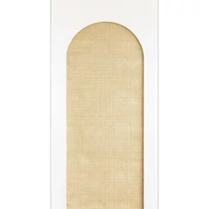 Kép 1/2 - Caselio Nád hatású fehér vlies poszter tapéta Canework Arch Blanc 159 cm X 3,1 m