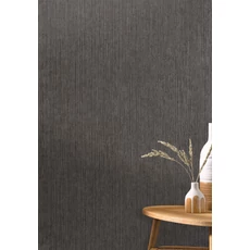 Kép 3/3 - Caselio Szizál hatású fekete vinyl tapéta Sisal Noir 53 cm X 10 m