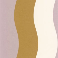 Kép 1/3 - Caselio Hullámos retro lila vinyl tapéta Sandy Violet Vert 53 cm X 10 m