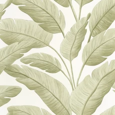 Kép 1/3 - Caselio Egzotikus nagy levél mintás zöld vinyl tapéta Tropicalia Amande 53 cm X 10 m