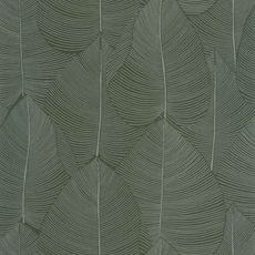 Kép 1/3 - Caselio Levél mintás zöld vinyl tapéta Nuance Vert Irise 53 cm X 10 m