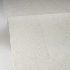 Kép 2/3 - Caselio Nagy levél mintás modern zöld vinyl tapéta Vegetalia Amande 53 cm X 10 m