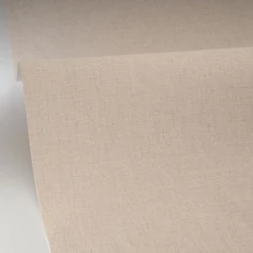 Kép 2/3 - Caselio Lenvászon hatású barna vinyl tapéta Uni Mat Latte 53 cm X 10 m