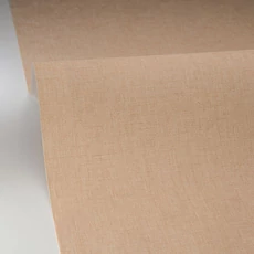 Kép 2/3 - Caselio Lenvászon hatású barna vinyl tapéta Uni Mat Gazelle 53 cm X 10 m