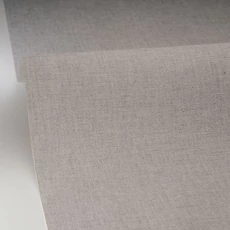 Kép 2/3 - Caselio Lenvászon hatású szürke vinyl tapéta Uni Mat Gris Argile 53 cm X 10 m