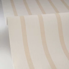 Kép 2/3 - Caselio Retro vékony csíkos bézs vinyl tapéta Katy Beige 53 cm X 10 m