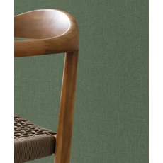 Kép 3/3 - Caselio Lenvászon hatású zöld vinyl tapéta Uni Mat Vert Bouteille 53 cm X 10 m