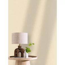 Kép 3/3 - Caselio Lenvászon hatású sárga vinyl tapéta Uni Mat Avoine 53 cm X 10 m
